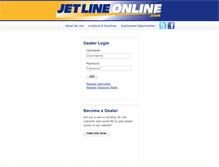 Tablet Screenshot of jetlineonline.com